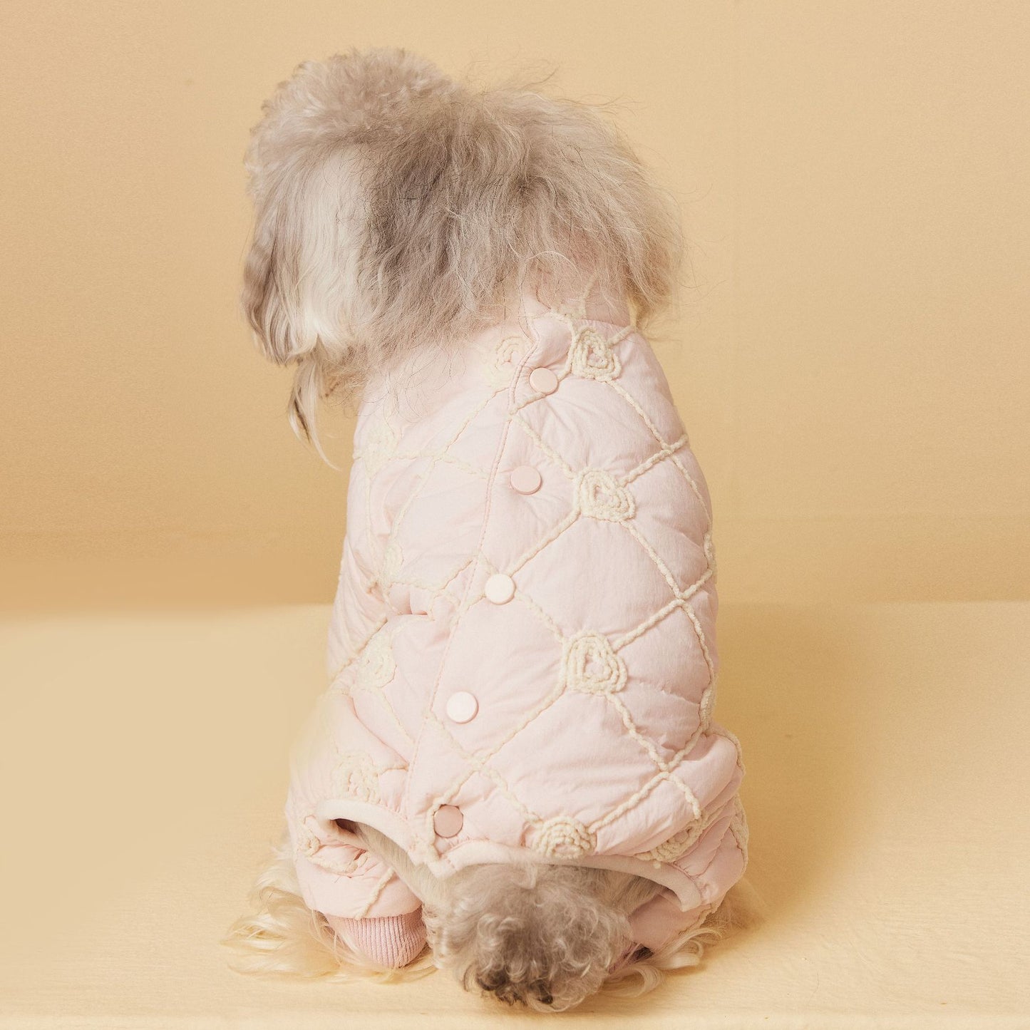 4-Leg Lightweight Puffer Jacket for Small Dogs