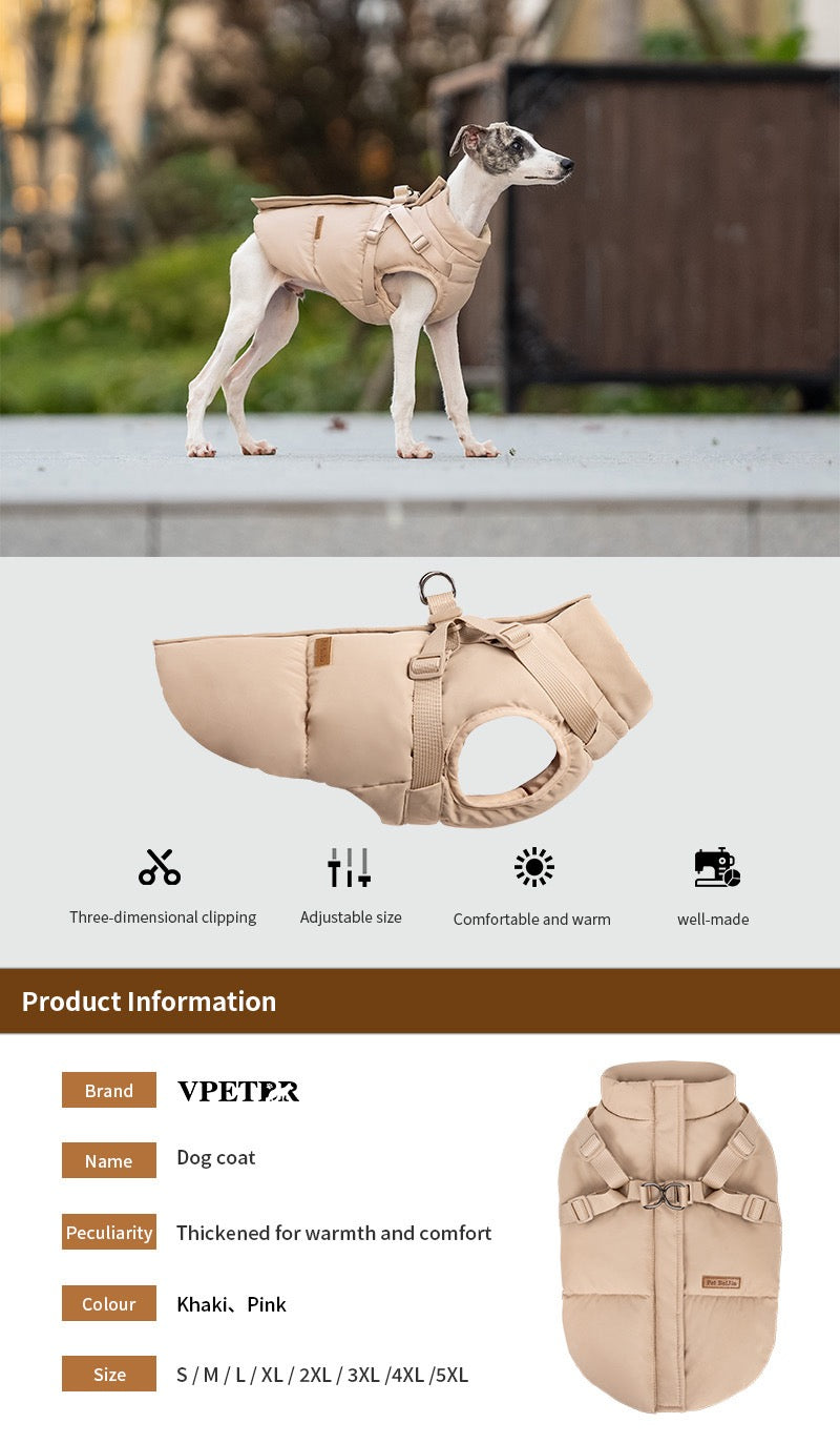 Integrated Harness Puffer Vest
