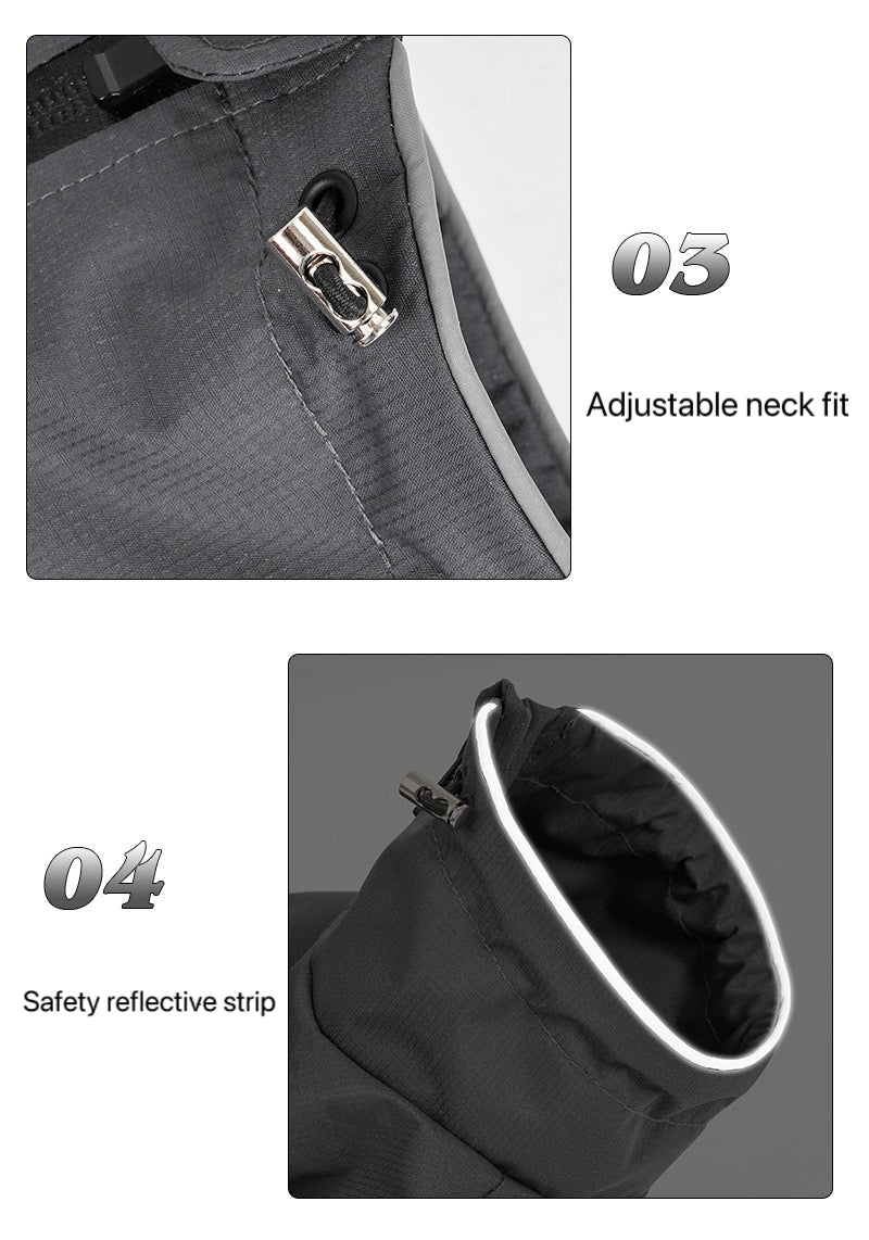 4-Leg Raincoat for Large Dogs