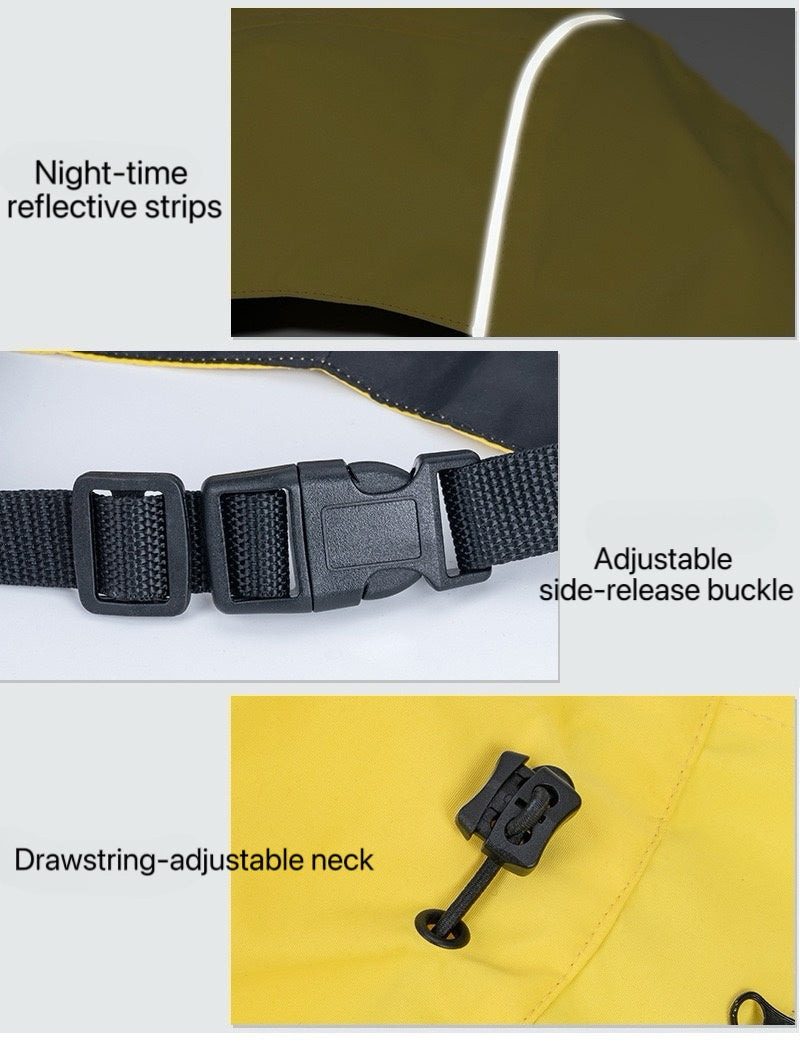 Rain Jacket for Small & Medium Dogs